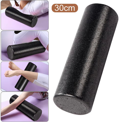 Experience Ultimate Muscle Relief with the 12 Inch High-Density Solid Core Foam Roller - Perfect for Deep Tissue Massage and Recovery!