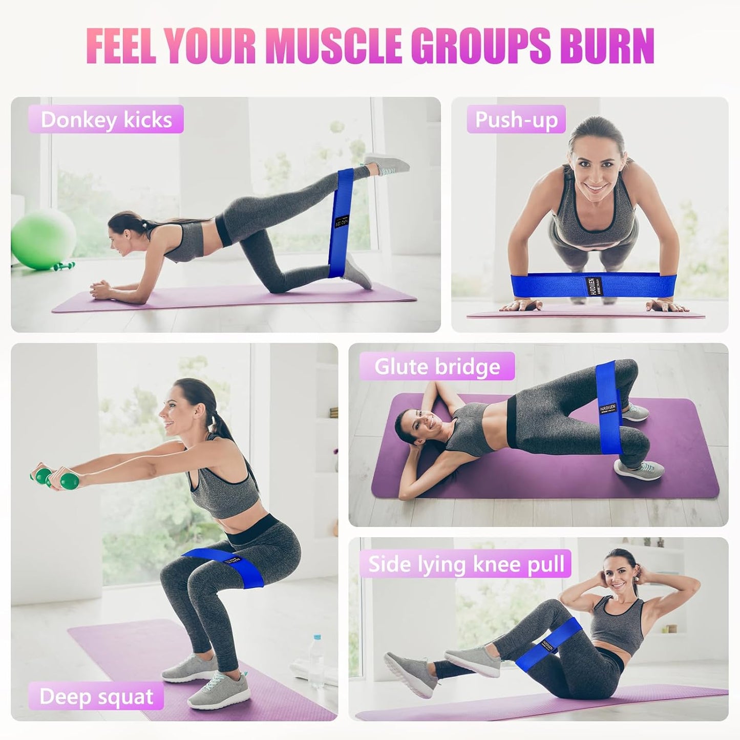 Ultimate Resistance Bands Set for Full-Body Workouts - Versatile Exercise Bands for Men & Women with 3 Levels of Resistance and Convenient Carry Bag for Fitness, Yoga, and Physical Therapy