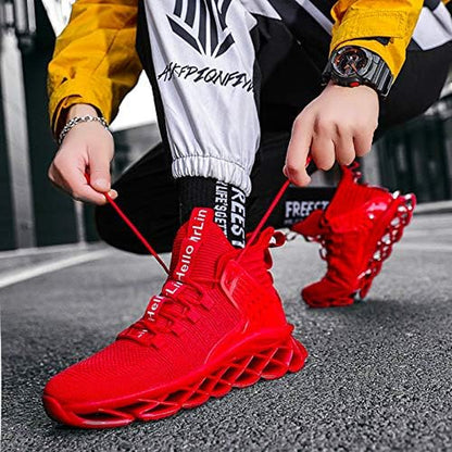 Elevate Your Game with Men's Non-Slip Athletic Running Shoes - Stylish Blade Type Sneakers for Every Adventure