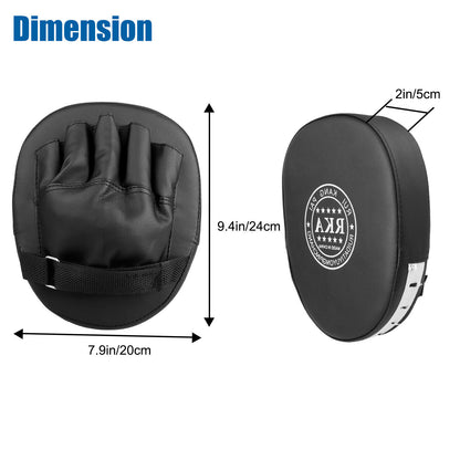 Elevate Your Training with 2/4PCS Premium Boxing Punching Mitts - Durable PU Gloves for Kickboxing and MMA