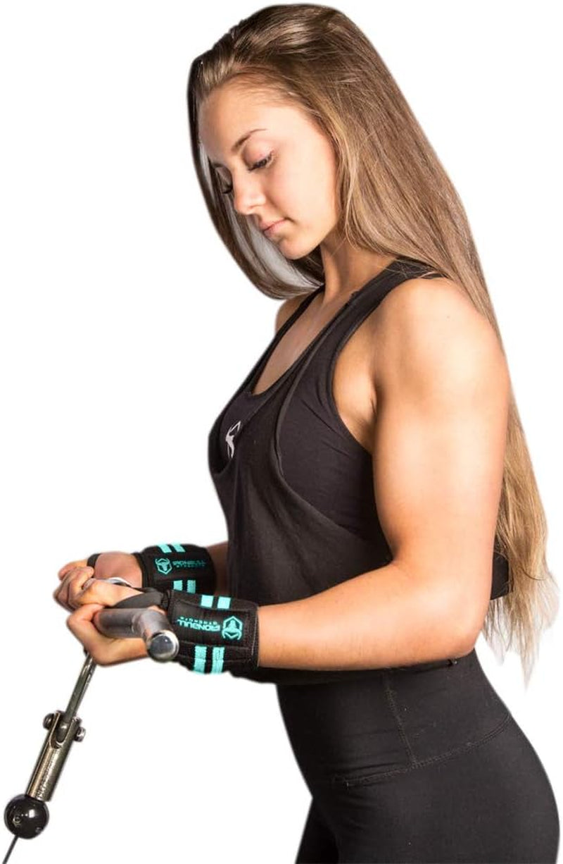 Elevate Your Performance with Our 12" Women’s Wrist Wraps - Professional Grade Support for Weightlifting, Cross Training, and Powerlifting