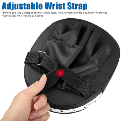 Elevate Your Training with 2/4PCS Premium Boxing Punching Mitts - Durable PU Gloves for Kickboxing and MMA