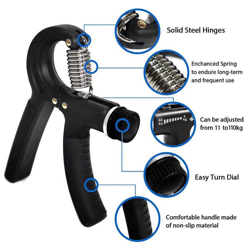 Elevate Your Strength Training with the Adjustable Hand Grip Strengthener - Perfect for All Fitness Levels!