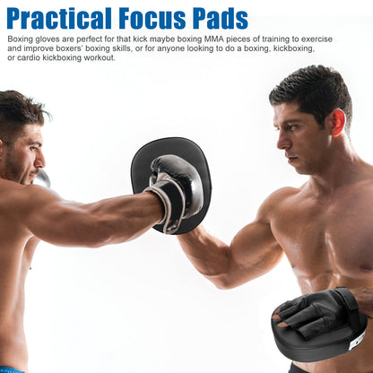 Elevate Your Training with 2/4PCS Premium Boxing Punching Mitts - Durable PU Gloves for Kickboxing and MMA