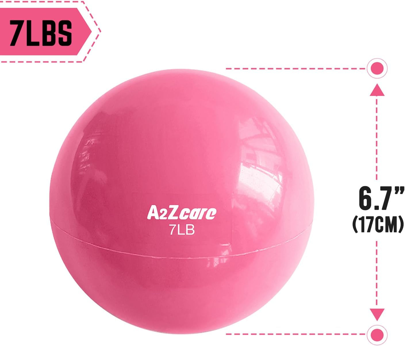 Elevate Your Workout with Our Soft Weighted Toning Ball - Perfect for Pilates, Yoga, and Fitness!