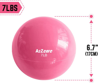 Elevate Your Workout with Our Soft Weighted Toning Ball - Perfect for Pilates, Yoga, and Fitness!
