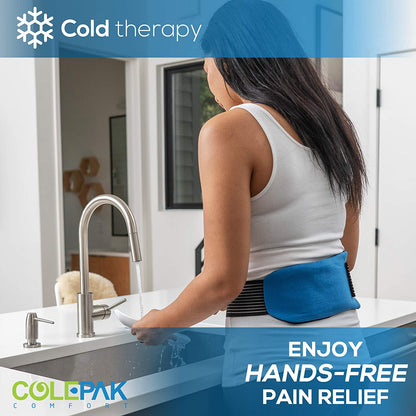 Ultimate Hot & Cold Gel Ice Packs Set - 4 Reusable Packs for Pain Relief & Recovery of Injuries, Soreness & Swelling in Knees, Back, Shoulders & Feet