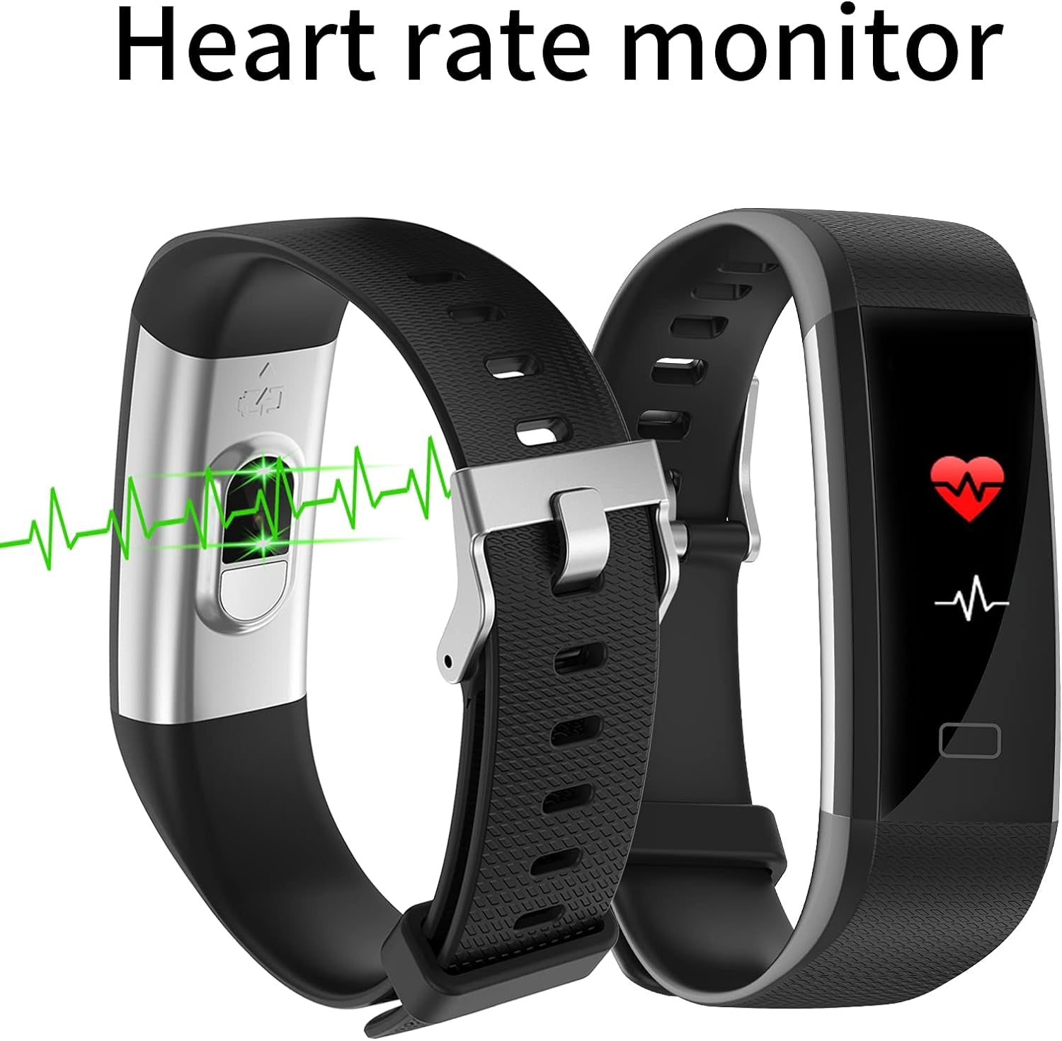 Revolutionary Fitness Tracker: 16 Sports Modes, Waterproof Design, and All-Day Health Monitoring for Men and Women (Blue/Red)