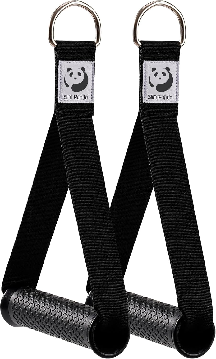 Maximieren Sie Ihr Training mit unserem Einhandgriffe Set (2 Stück) für Widerstandsbänder und Krafttraining – Robuste Edelstahl D-Ringe für optimale Leistung!