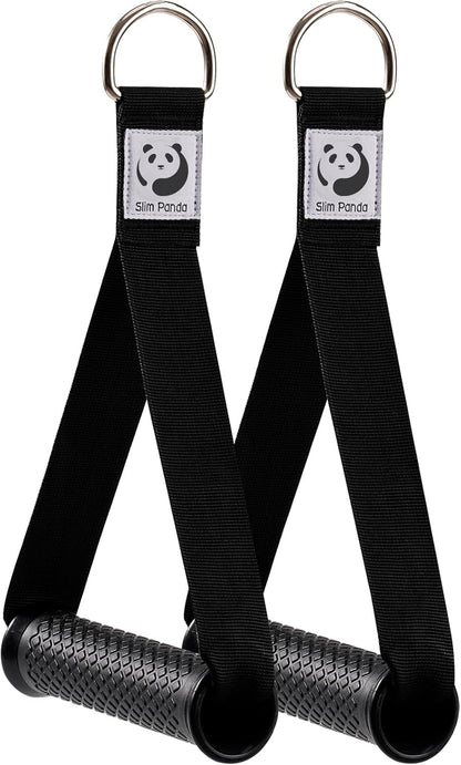 Maximieren Sie Ihr Training mit unserem Einhandgriffe Set (2 Stück) für Widerstandsbänder und Krafttraining – Robuste Edelstahl D-Ringe für optimale Leistung!