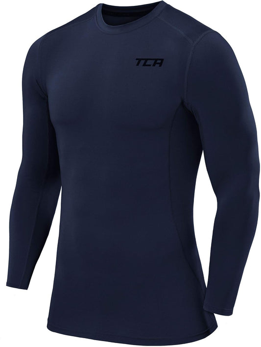 Men and Boys' Long Sleeve Compression Shirt - Ultimate Athletic Base Layer for Sports and Outdoor Activities