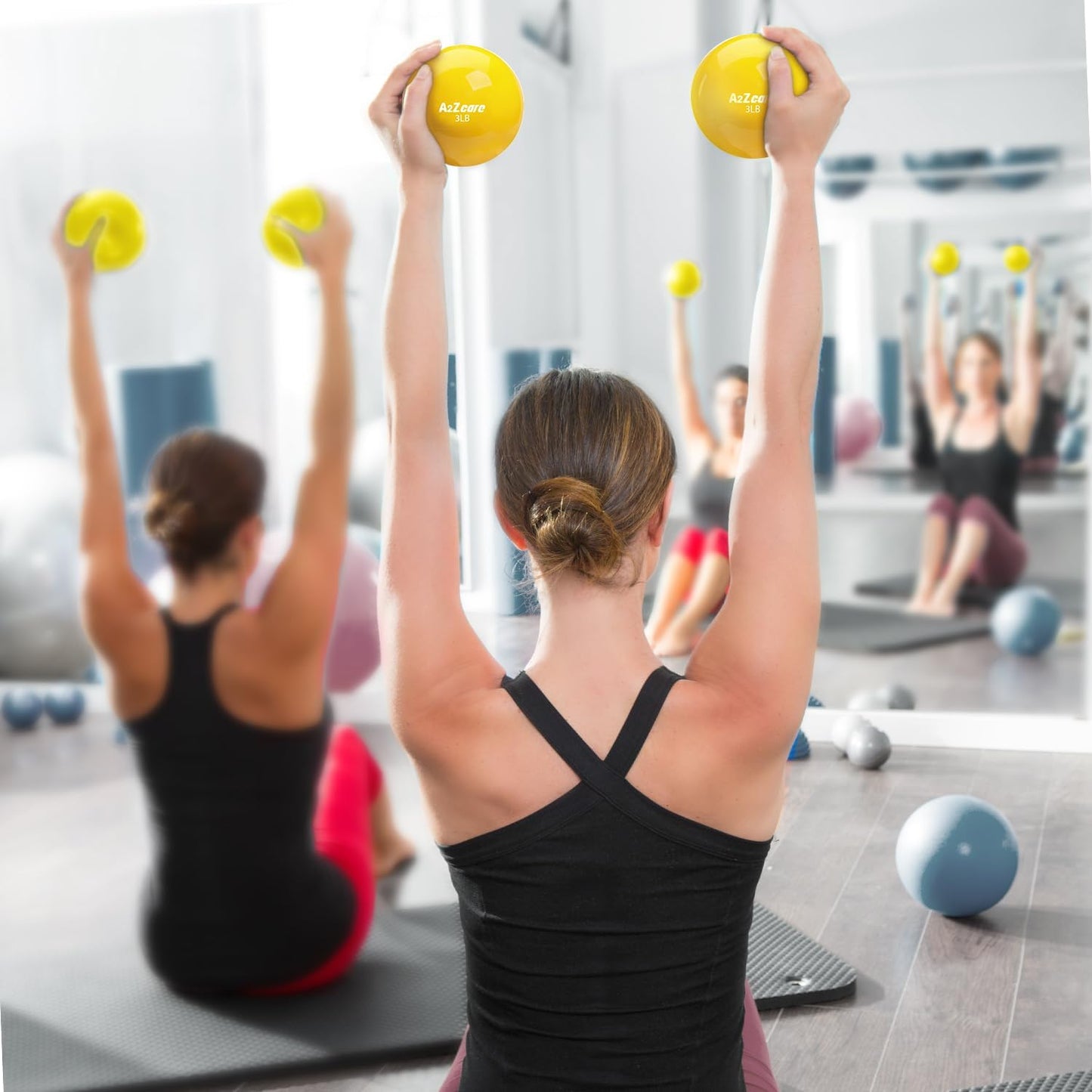 Elevate Your Workout with Our Soft Weighted Toning Ball - Perfect for Pilates, Yoga, and Fitness!