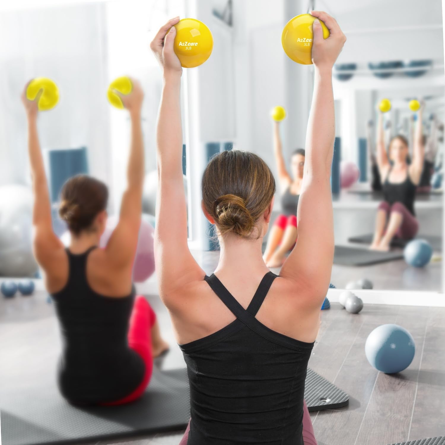 Elevate Your Workout with Our Soft Weighted Toning Ball - Perfect for Pilates, Yoga, and Fitness!