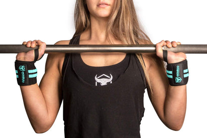 Elevate Your Performance with Our 12" Women’s Wrist Wraps - Professional Grade Support for Weightlifting, Cross Training, and Powerlifting