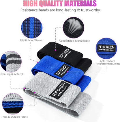 Ultimate Resistance Bands Set for Full-Body Workouts - Versatile Exercise Bands for Men & Women with 3 Levels of Resistance and Convenient Carry Bag for Fitness, Yoga, and Physical Therapy