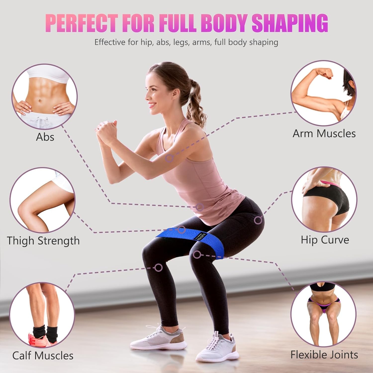 Ultimate Resistance Bands Set for Full-Body Workouts - Versatile Exercise Bands for Men & Women with 3 Levels of Resistance and Convenient Carry Bag for Fitness, Yoga, and Physical Therapy