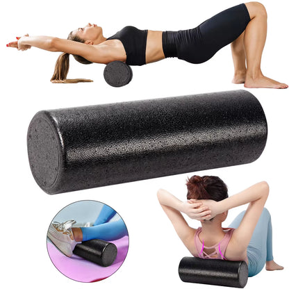 Experience Ultimate Muscle Relief with the 12 Inch High-Density Solid Core Foam Roller - Perfect for Deep Tissue Massage and Recovery!