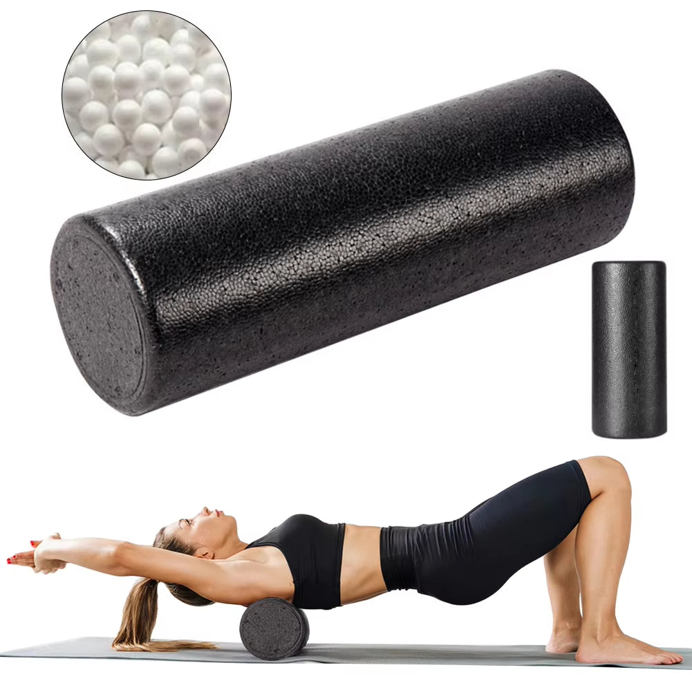 Experience Ultimate Muscle Relief with the 12 Inch High-Density Solid Core Foam Roller - Perfect for Deep Tissue Massage and Recovery!