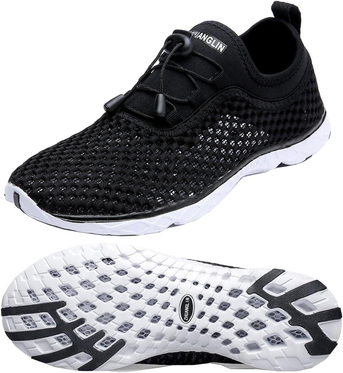 Experience Ultimate Comfort with Our Women's Quick-Drying Aqua Water Shoes - Perfect for Swimming, Hiking, and Yoga with 3-Second Drainage!