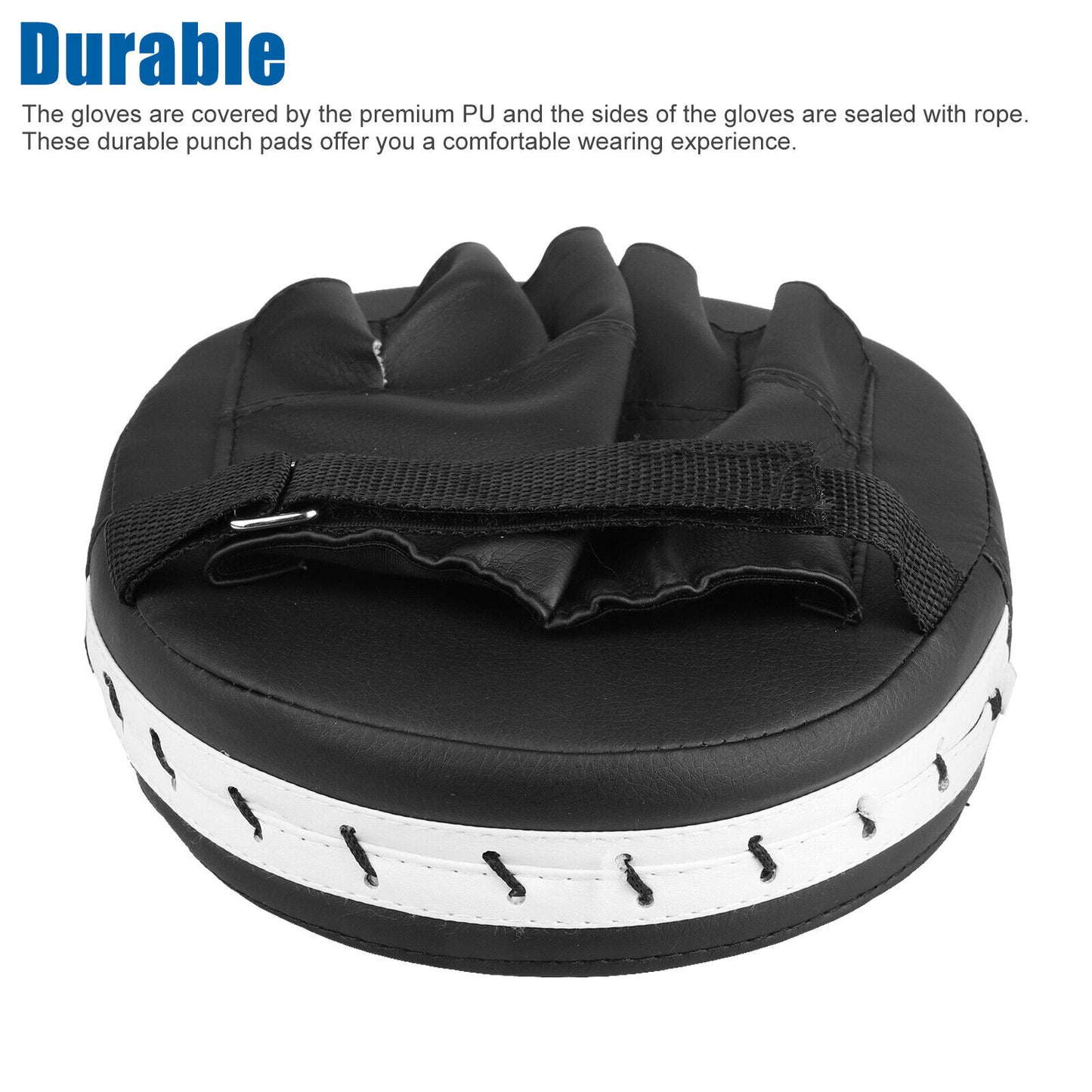 Elevate Your Training with 2/4PCS Premium Boxing Punching Mitts - Durable PU Gloves for Kickboxing and MMA