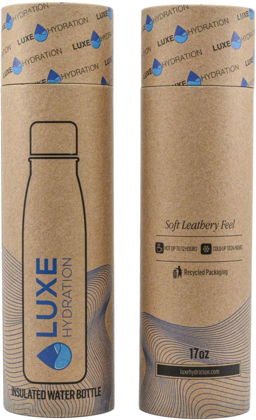 Stay Hydrated in Style with Our 17Oz Coral Travel Water Bottle - Double Wall Insulated Stainless Steel, Keeps Drinks Cold for 24 Hours and Hot for 12 Hours!