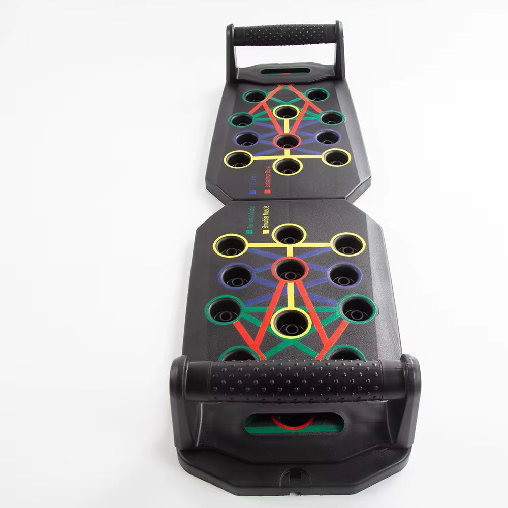 Transform Your Workout with the Ultimate Portable Foldable Push-Up Board Set – Versatile Fitness Equipment for Targeting Chest, Abdomen, Arms, and Back!