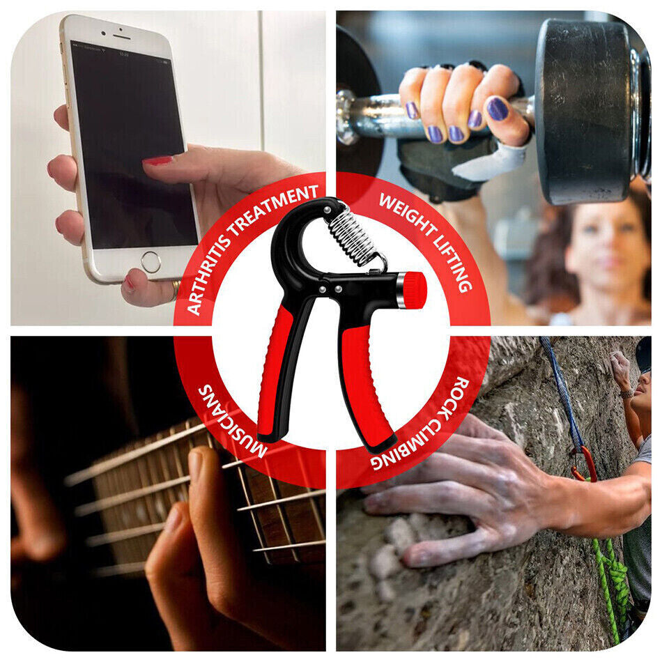 Elevate Your Strength Training with the Adjustable Hand Grip Strengthener - Perfect for All Fitness Levels!
