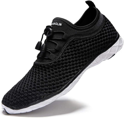Experience Ultimate Comfort with Our Women's Quick-Drying Aqua Water Shoes - Perfect for Swimming, Hiking, and Yoga with 3-Second Drainage!